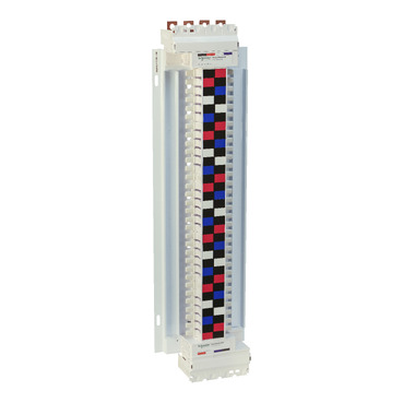 Acti9, SAU Chassis, 250A, 3*(1Ph+N), 64 Poles, 18mm For IC60 MCB And RCBO, Dual Feed