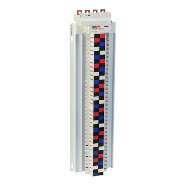 Acti9, SAU Chassis, 250A, 3*(1Ph+N), 72 Poles, 18mm For IC60 MCB And RCBO, Top Feed