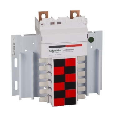 Acti9, SAU Chassis, 250A, 2Ph, 12 Poles, 18mm For IC60 MCB And RCBO, Top Or Bottom
