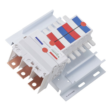 Acti9, SAU Chassis 3PH, 400A, 18mm For IC60 MCB & RCBO, 12 Poles, Top Or Bottom Feed