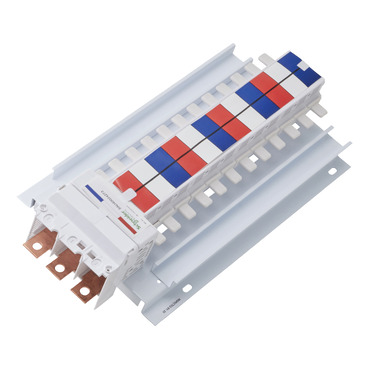 Acti9, SAU Chassis 3PH, 400A, 27mm For C120 MCB, 24 Poles, Top Or Bottom Feed