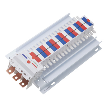 Acti9, SAU Chassis 3PH, 400A, 18mm For IC60 MCB & RCBO, 36 Poles, Top Or Bottom Feed