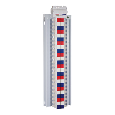 Acti9, SAU Chassis 3PH, 400A, 27mm For C120 MCB, 48 Poles, Top Or Bottom Feed