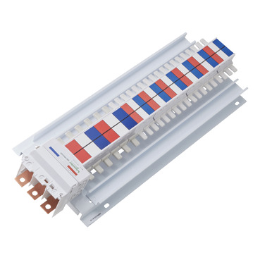 Acti9, SAU Chassis 3PH, 400A, Hybrid 18/27mm, 48 Poles, Top Or Bottom Feed