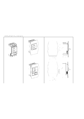 3P NSX400 630; Compact circuit breaker Mounting and fixation