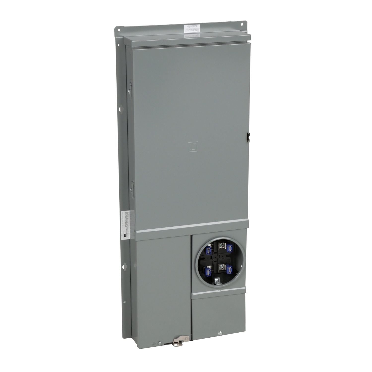 All in one, Homeline, combination service entrance, ringed socket, 200A, semi flush, 20 spaces, 40 circuits, 10kA SSCR, OH, UG, no bypass, solar ready