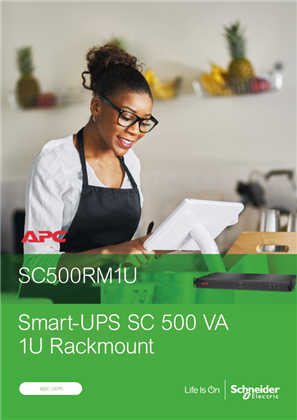 Smart-UPS SC 1U Rackmount Brochure
