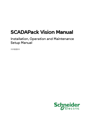 SCADAPack Vision User Manual