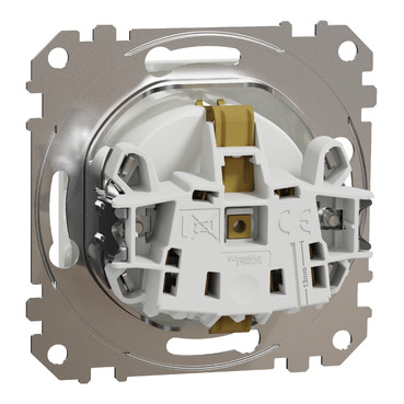ÚJ SEDNA 2P+F csatlakozóaljzat, csavaros bekötés, 16A, fehér