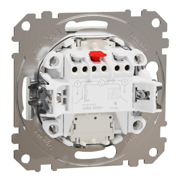 ÚJ SEDNA Csillárkapcsoló, kék jelzőfénnyel, 10AX, fehér