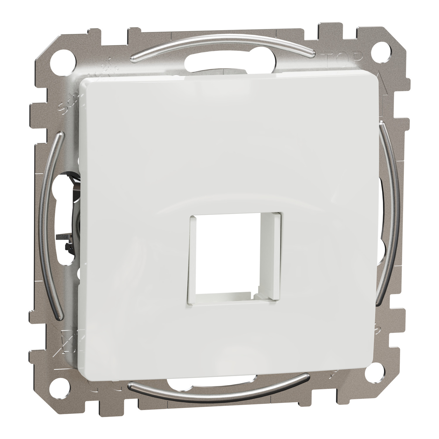 SednaÚj adapterfedél RJ45-höz fehér burkolat adapterkészlet Keystone Schneider