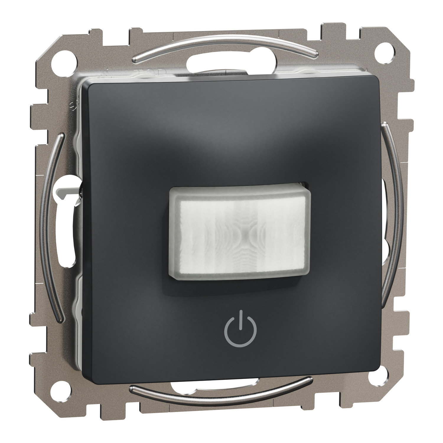 SednaÚj mozgásérzékelő nyomóval 160° 10A antracit 2200W 230V IP20 süllyesztett Schneider