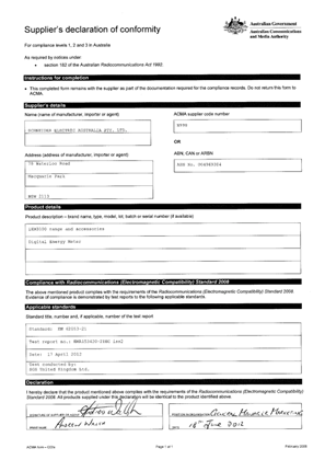 PM32xx series_RCM_Certificate