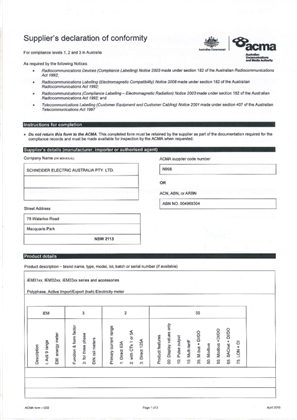 iEM3000 series_RCM_Certificate