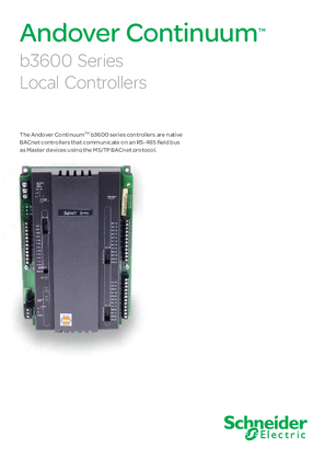 b3600 Series Local Controllers