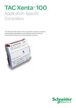 TAC Xenta 100 Application Specific Controllers