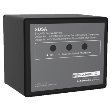 Type SDSA 3-Phase Square D SDSA 3-Phase SPDs offer a simple means to bring down initial surges to manageable levels and can offer additional value in a cascaded SPD system.