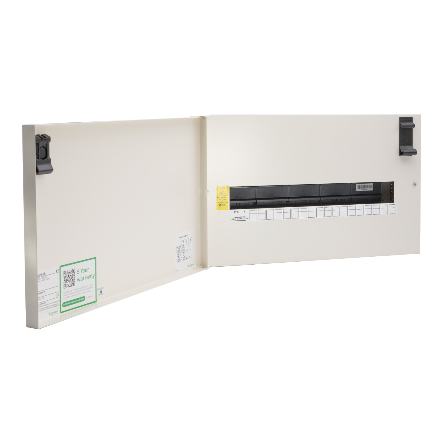 SEA9APN18 - Acti9 Isobar P A - distribution board - 18 way SP+N 