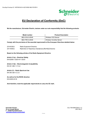 EU declaration of conformity