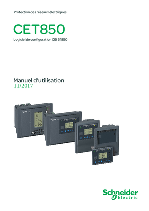 CET850, logiciel de configuration CEI 61850 