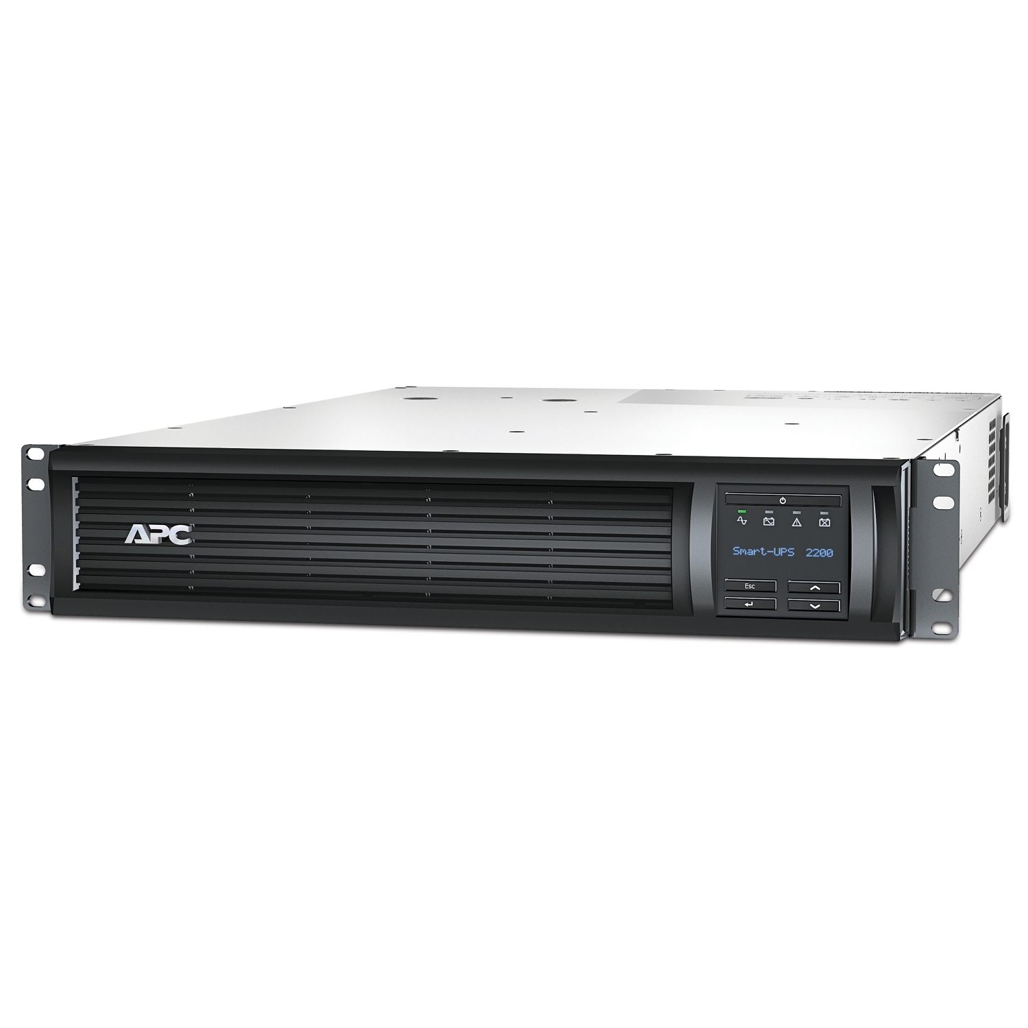 APC Smart-UPS, Line Interactive, 2200VA, Rackmount 2U, 120V, 6 NEMA 5-15R+2 NEMA 5-20R outlets, Network Card, AVR, LCD [TAA]