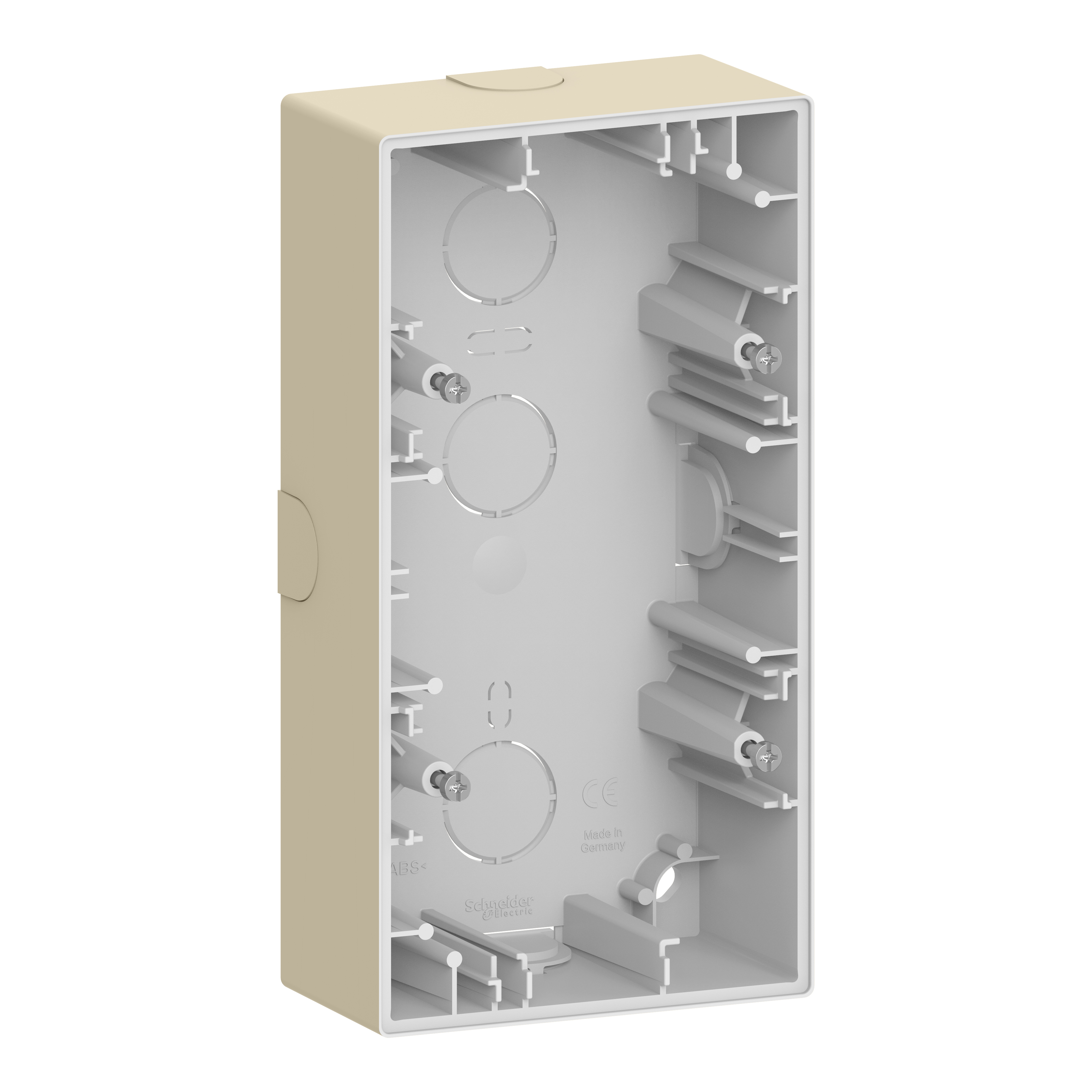 Boite montage saillie2 blc sab