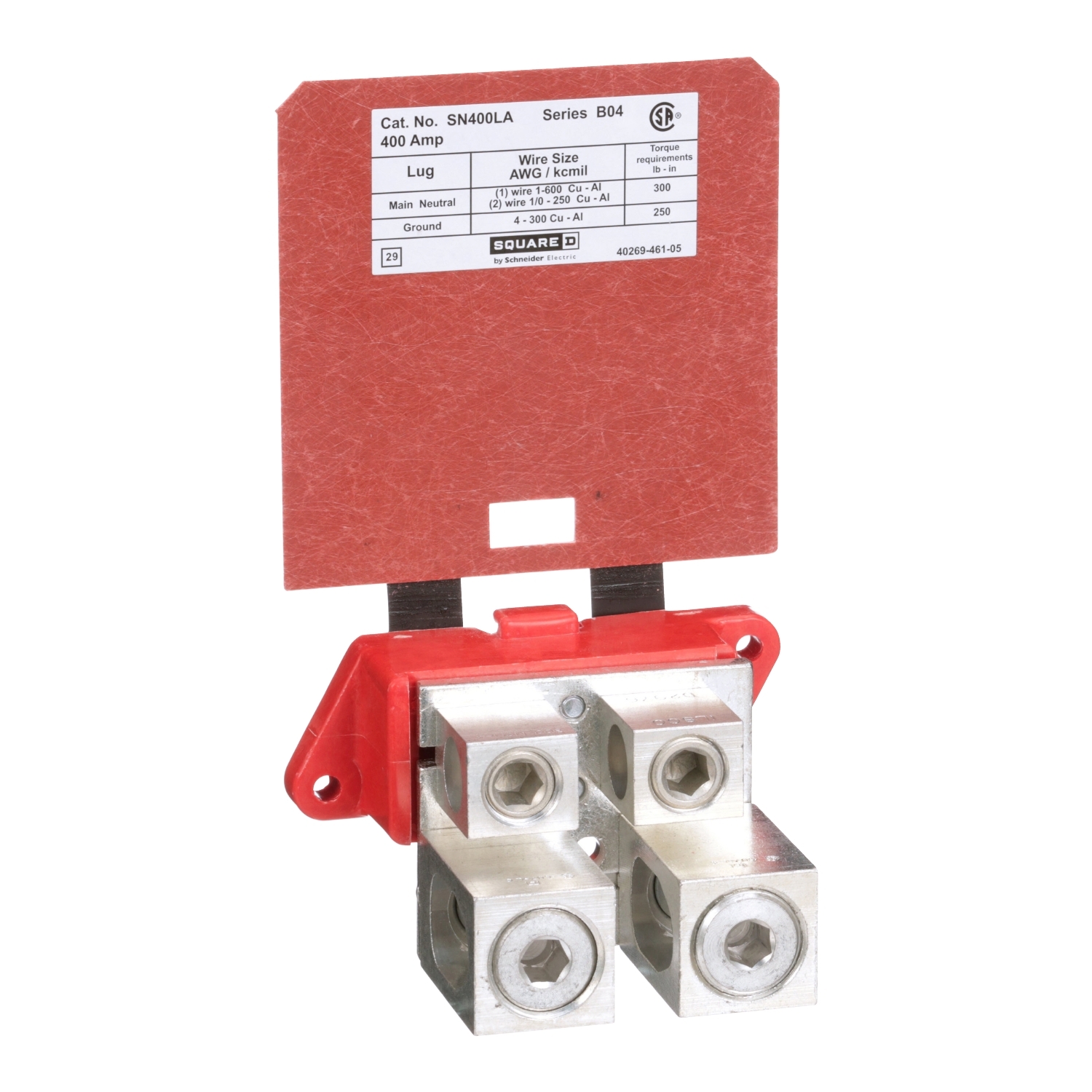 Neutral assembly, PowerPacT H, PowerPacT J, PowerPacT L, up to 400A