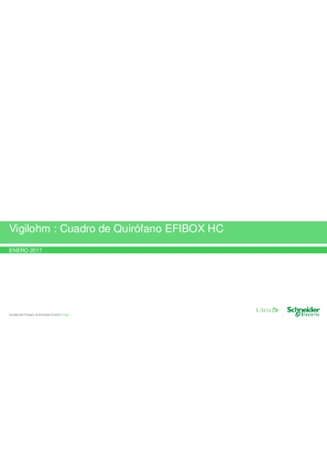 Solución Cuadro de Quirófano EFIBOX HC