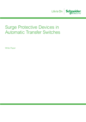 White Paper | Surge Protective Devices in Automatic Transfer Switches