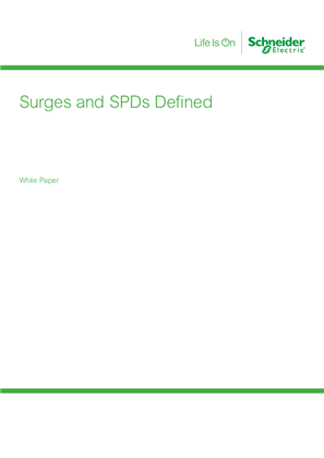 White Paper | Surges and SPDs Defined