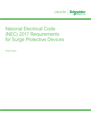 White Paper | National Electrical Code (NEC) Requirements for Surge Protective Devices
