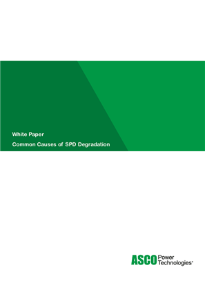 ASCO White Paper | Common Causes of SPD Degradation