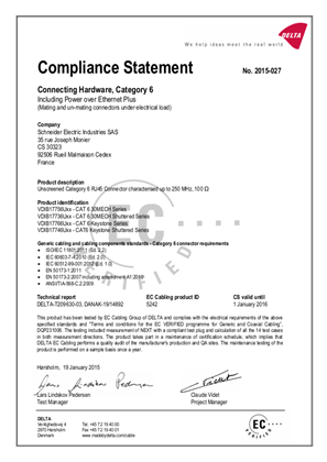 EC Compliance Statement DELTA