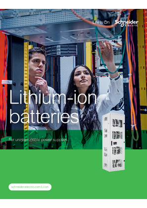 Lithium-ion Batteries for Uninterruptible Power Supplies