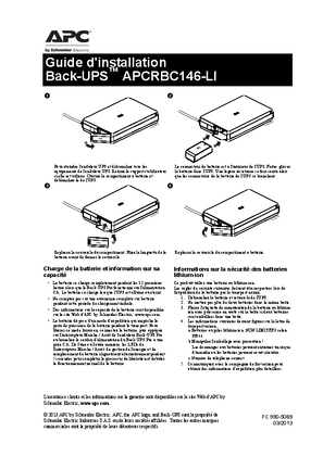 Installation Guide APCRBC146-LI