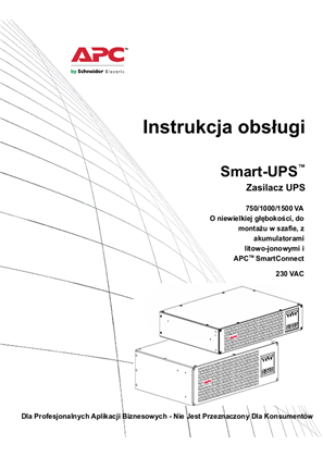 auto_awesome Did you mean: Smart-UPS SMT750i/1000/1500 RMI 2/3 Operation Manual in Polish 191 / 5,000 Translation results Smart-UPS SMTL750/1000/1500RMI 2/3UC Instrukcja obsługi w języku polskim