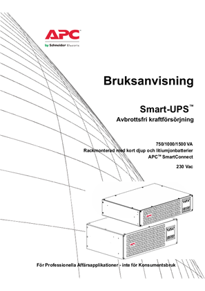 SMART-UPS SMTL750/1000/1500RMI 2U/3U