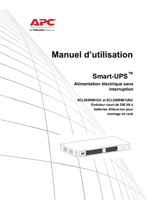 SMART-UPS SCL500RMI1 UC/UNC