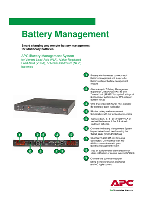 APC Battery Management System Brochure