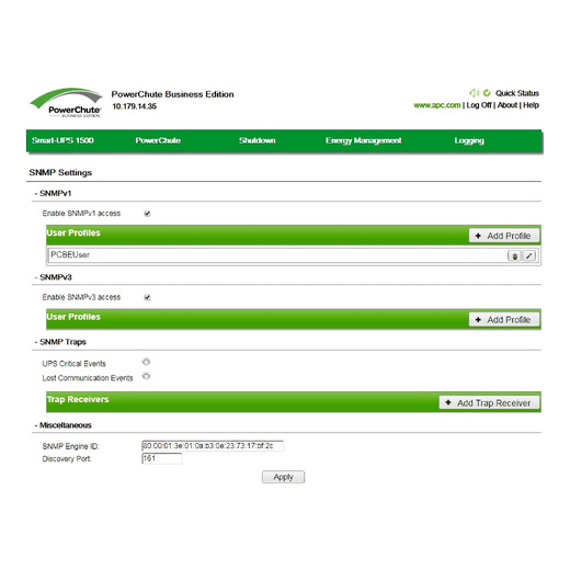PowerChute Business Edition v10.0.1 (64 bit systems only)