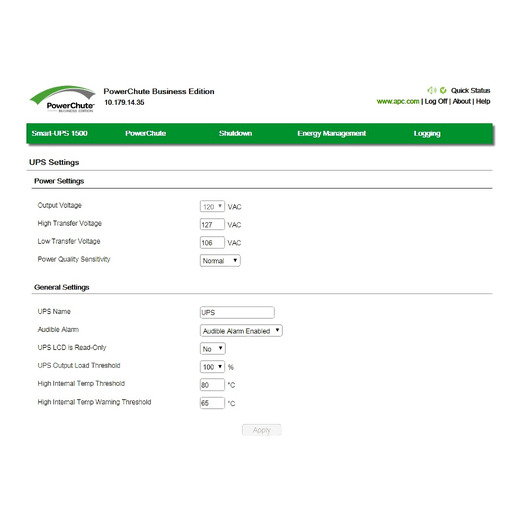 PowerChute Business Edition v10.0.1 (64 bit systems only)
