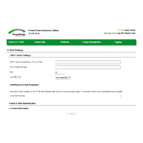 powerchute business edition agent web interface
