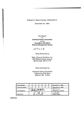 CE Electromagnetic Compatibility for Interface Expander,NetworkAir Data Guard 5,Out-of-Band SmartSlot Card