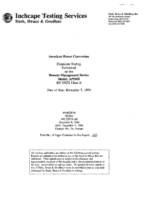 CE Emissions for Interface Expander,Out-of-Band SmartSlot Card