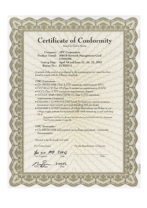 EMC Electromagnetic Compatibility,FCC Certified,VCCI for Dry-Contact Management,Environmental Monitoring,Network Management,Out-of-Band Management,Web/SNMP SmartSlot Cards