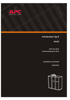 InfraStruXure for Medium Data Centers, 40 kW 400 V (Handbuch)