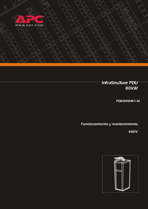 400 V Infrastruxure Power Distribution Unit (PDU) PD80H5HK1-M Operation Manual