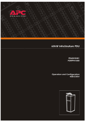 InfraStruXure Type C 230 V, 400 V (Manual)
