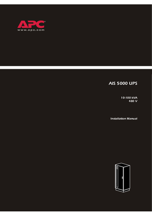 AIS 5000 Installation 480 V (Manual)