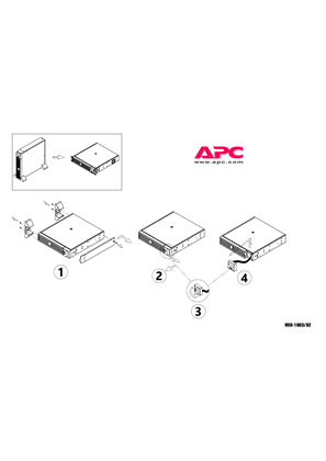 Smart-UPS On-Line 1000 & 2000 Rack Mount Installation Instructions